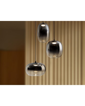 ONICE- LAMPARA 3L NEGRO-SMOKE D30